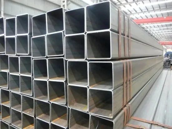 Square Rectangular Welded Carbon Steel Pipe Tube ERW SSAW LSAW ASTM A53/API 5L Gr. B Sch40 Sch80